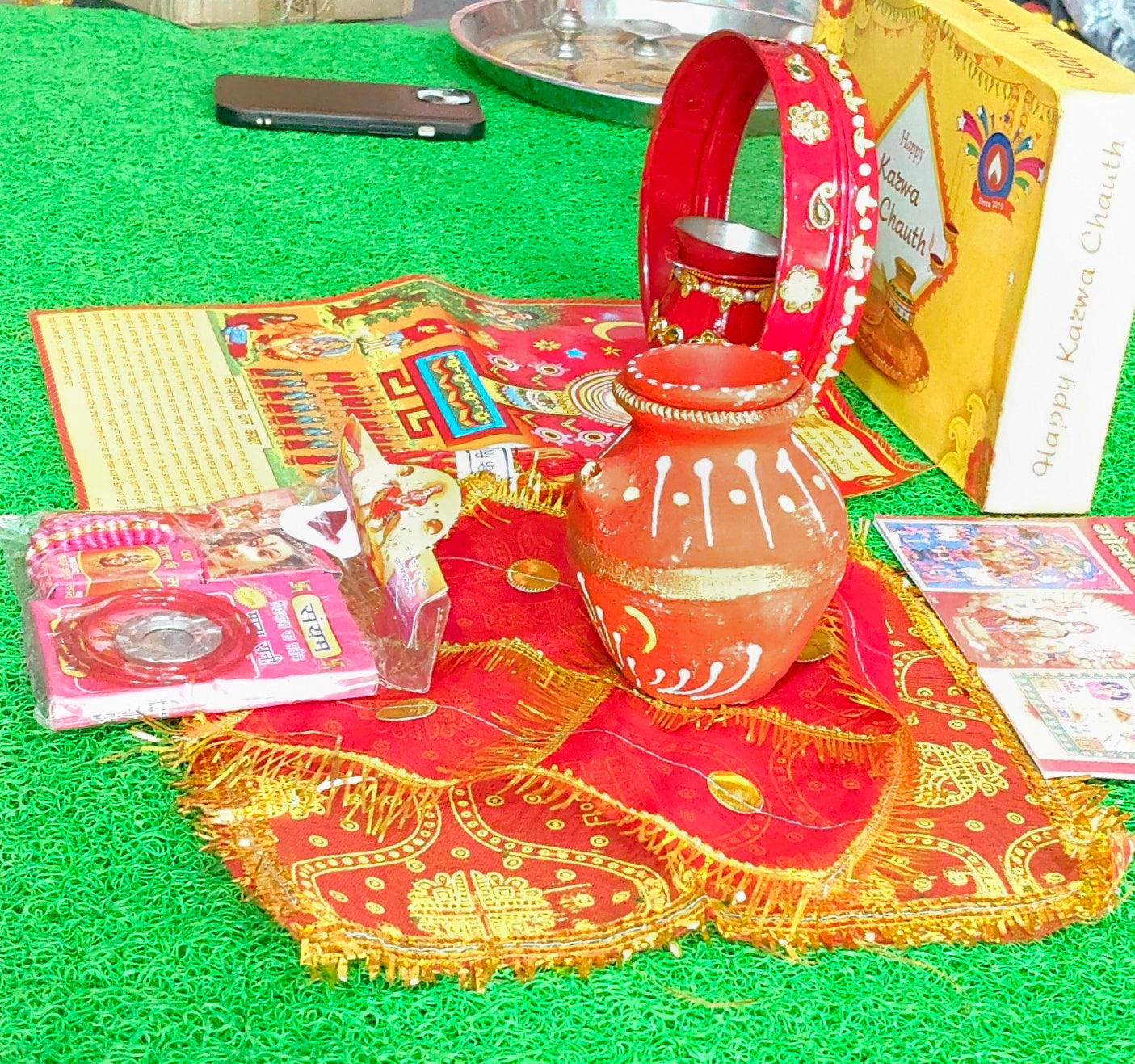 करवा चौथ की पूजा की सामग्री